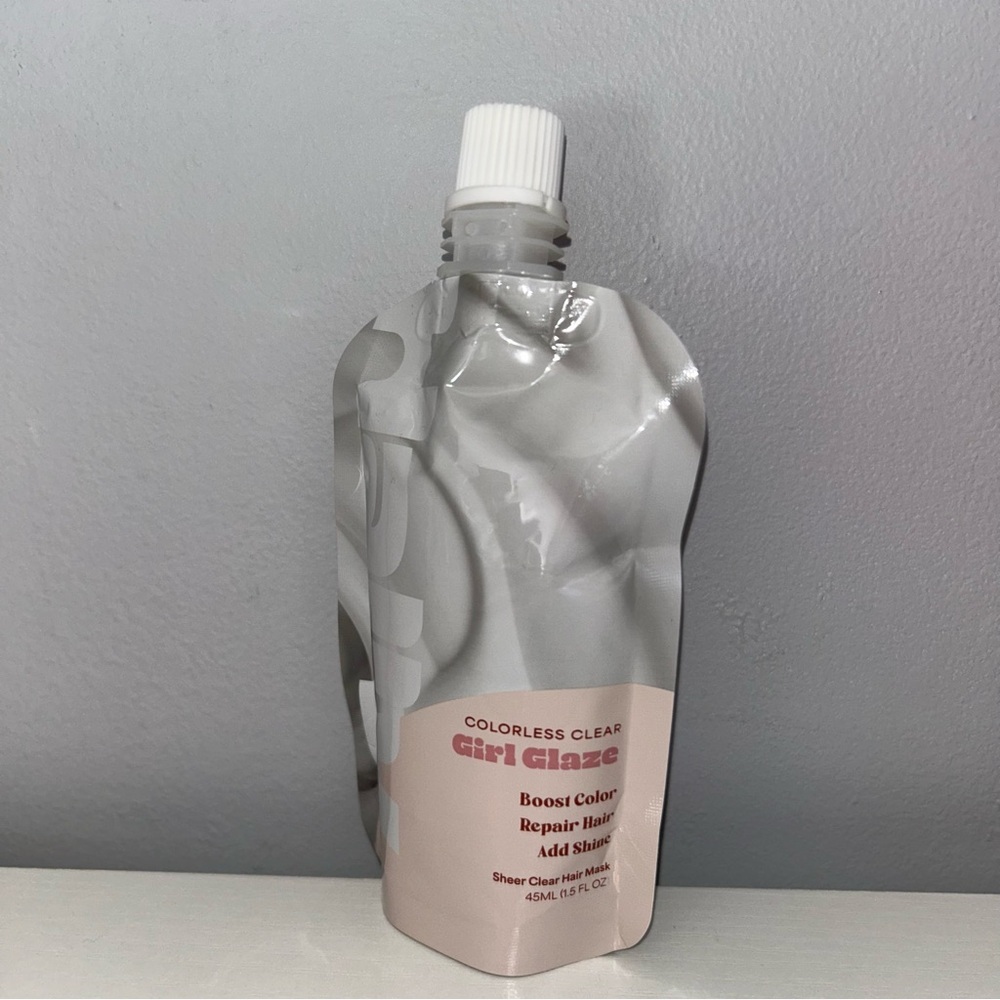 Hally Girl Glaze Sheer Clear Hair Mask NEW